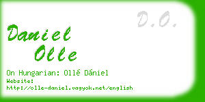 daniel olle business card